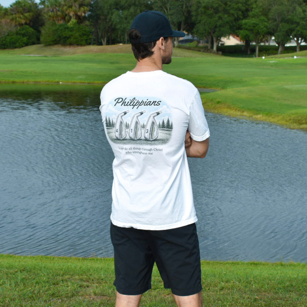 Philippians 4:13 Christian Golf Shirt