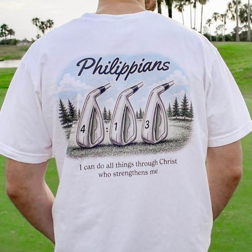 Philippians 4:13 Christian Golf Shirt