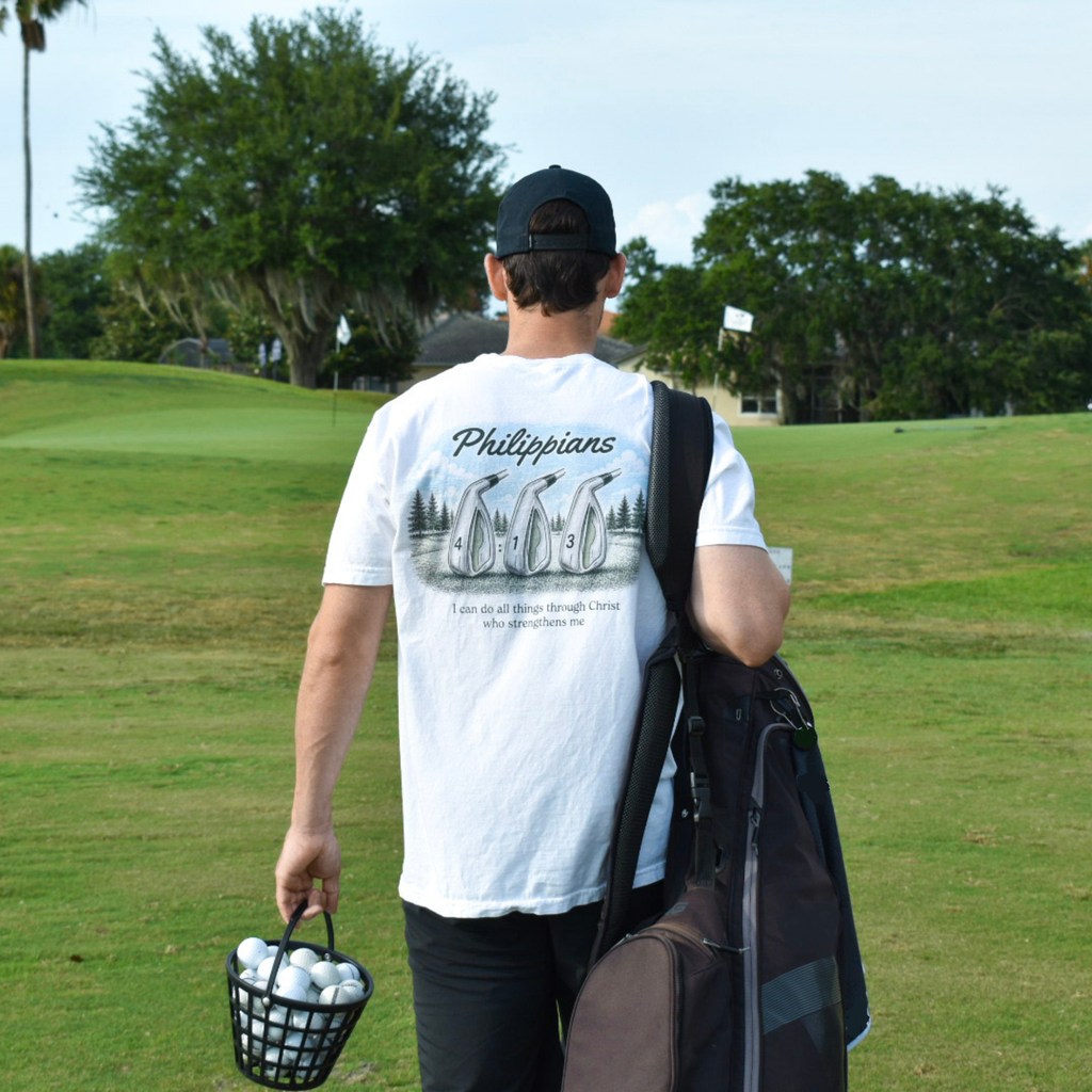 Philippians 4:13 Christian Golf Shirt