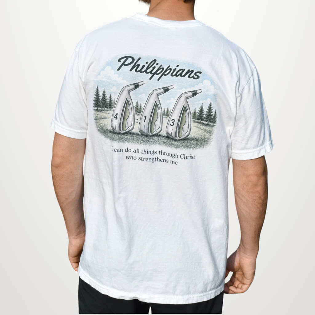 Philippians 4:13 Christian Golf Shirt